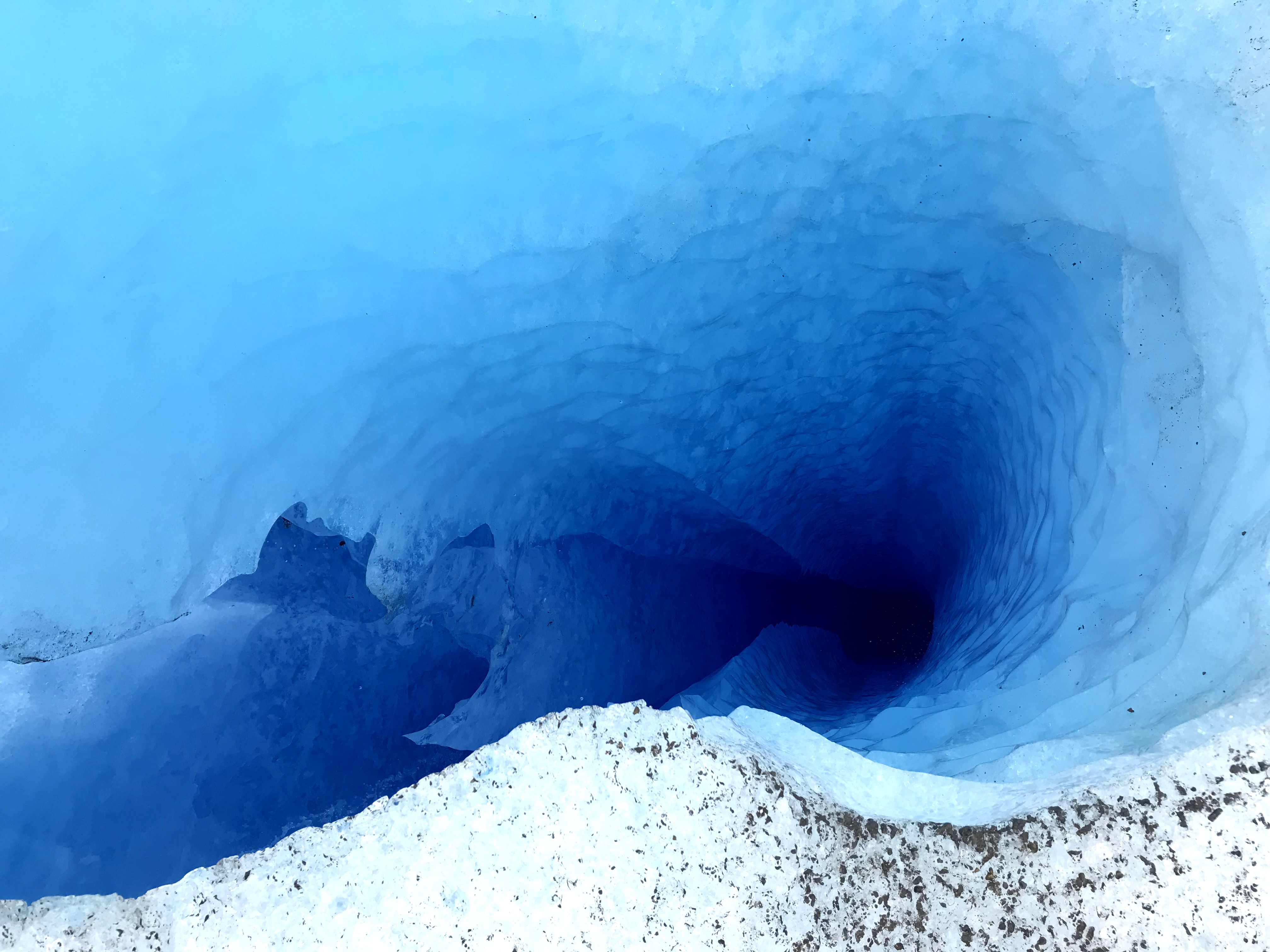 Dentro del glaciar Perito Moreno