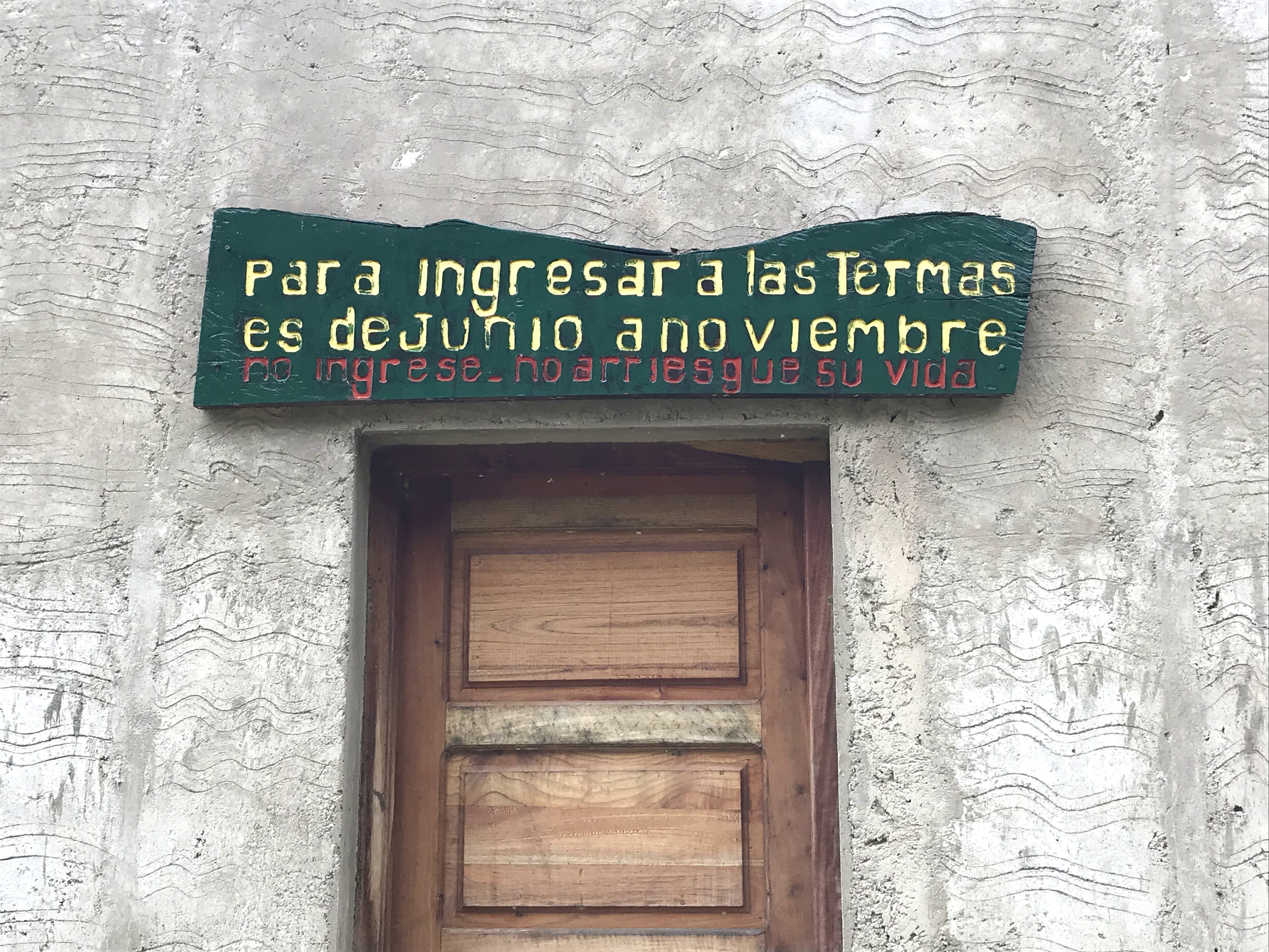 Termas de Río Jordán en las Yungas de Calilegua